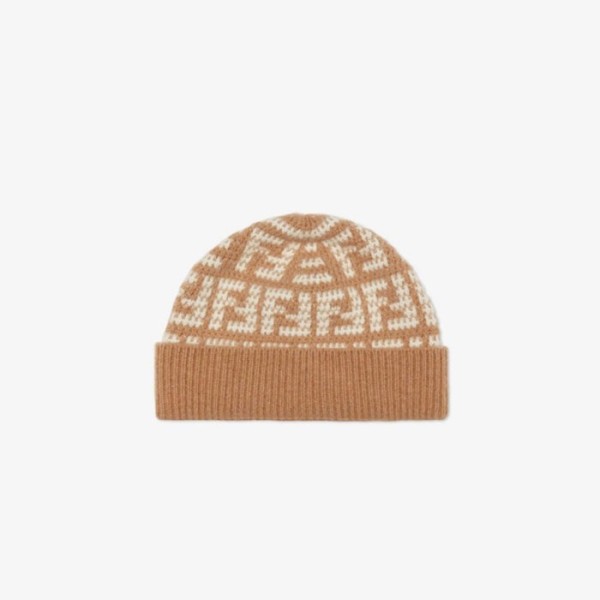 ❤펜디 남/녀 카멜 비니 - Fendi Unisex Camel Beanie - acc1705x