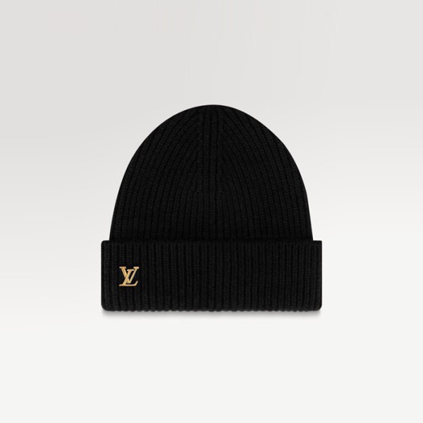 ❤루이비통 남/녀 블랙 비니 - Louis vuitton Unisex Black Beanie - acc1708x