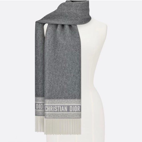 ❤디올 여성 그레이 머플러 - Dior Womens Gray Muffler - acc1712x