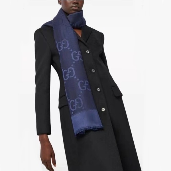 ❤구찌 여성 블루 스카프 - Gucci Womens Blue Scarf - acc1713x