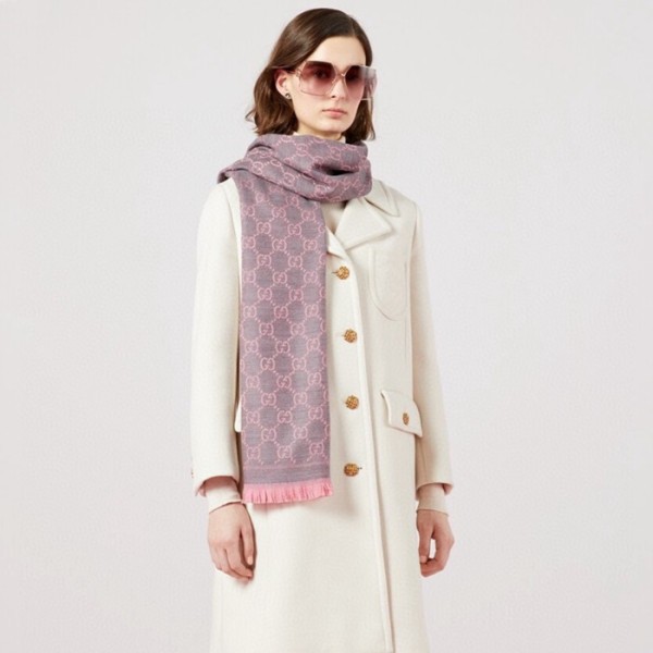 ❤구찌 여성 핑크 스카프 - Gucci Womens Pink Scarf - acc1720x