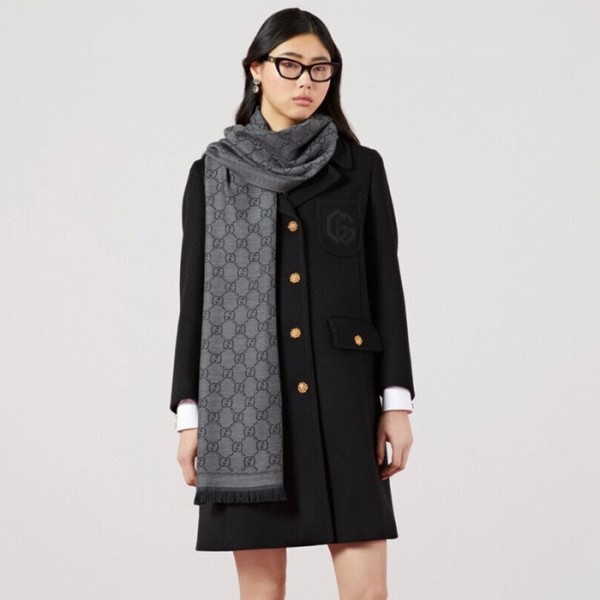 ❤구찌 여성 블랙 스카프 - Gucci Womens Black Scarf - acc1723x