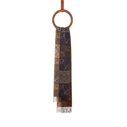 ❤로에베 남/녀 브라운 머플러 - Loewe Unisex Brown Muffler -acc1738x