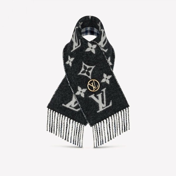 ❤루이비통 여성 블랙 머플러 - Louis vuitton Womens Black Muffler - acc1751x