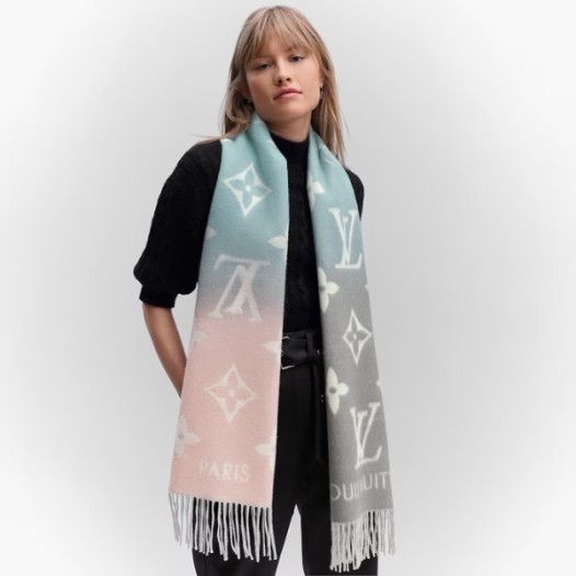❤루이비통 여성 블루 머플러 - Louis vuitton Womens Blue Muffler - acc1754x