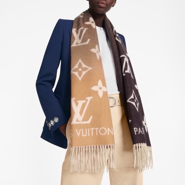 ❤루이비통 여성 브라운 머플러 - Louis vuitton Womens Brown Muffler - acc1757x