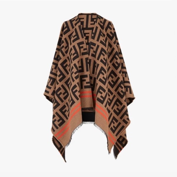 ❤펜디 여성 카멜 판쵸 - Fendi Womens Camel Pancho - acc1758x