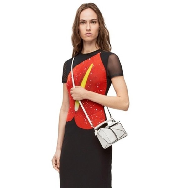 ❤로에베 여성 화이트 퍼즐백 - Loewe Womens White Puzzle Bag - lob934x