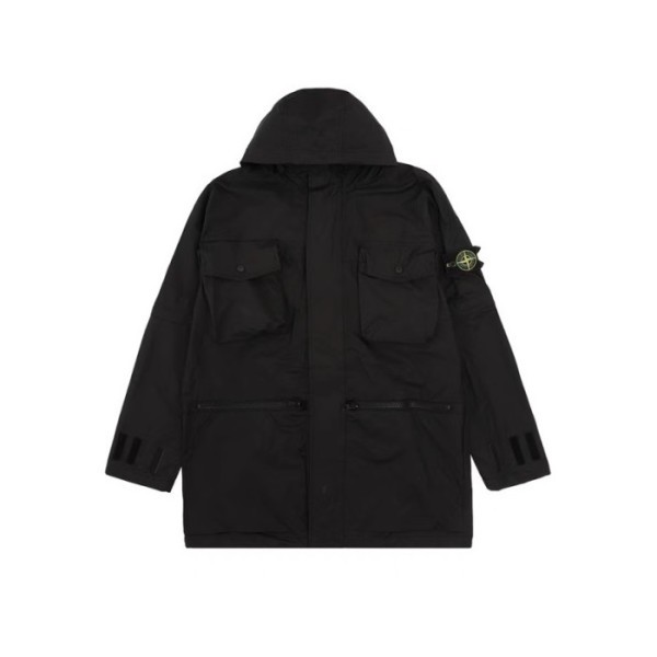 ❤스톤아일랜드 남성 블랙 자켓 - Stone Island Mens Black Jackets - stc89x