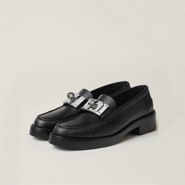 ❤에르메스 여성 블랙 로퍼 - Hermes Womens Black Loafer - hes105x