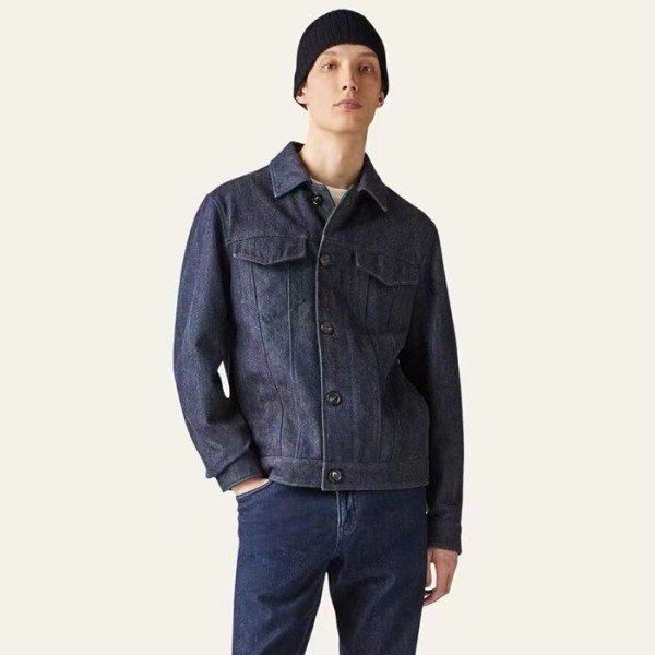 ❤로로피아나 남성 네이비 자켓 - Loro Piana Mens Navy Jackets - lpc241x