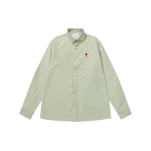 ❤아미 남성 그린 셔츠 - Ami Mens Green Shirts - amc250x