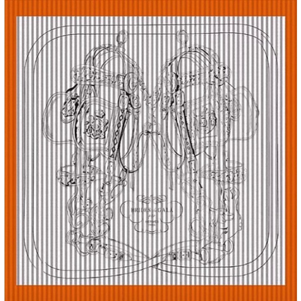 ❤에르메스 여성 오렌지 스카프 - Hermes Womens Orange Scarf - acc1794x