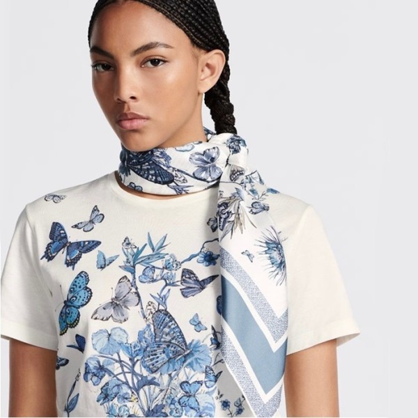 ❤디올 여성 블루 스카프 - Dior Womens Blue Scarf - acc1800x