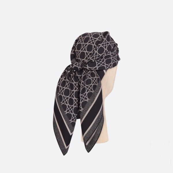 ❤디올 여성 블랙 스카프 - Dior Womens Black Scarf - acc1805x