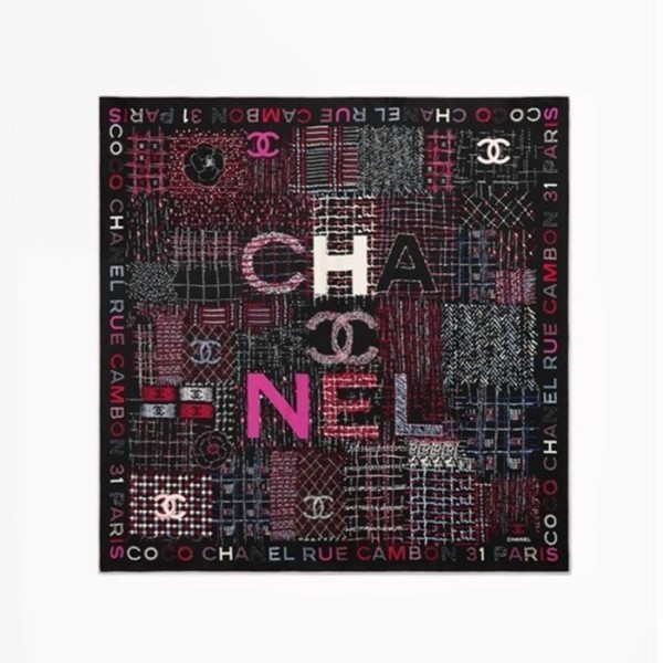 ❤샤넬 여성 블랙 스카프 - Chanel Womens Black Scarf - acc1809x