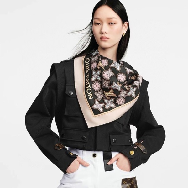 ❤루이비통 여성 블랙 스카프 - Louis vuitton Womens Scarf - acc1829x