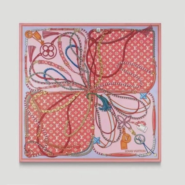 ❤루이비통 여성 레드 스카프 - Louis vuitton Womens Scarf - acc1836x