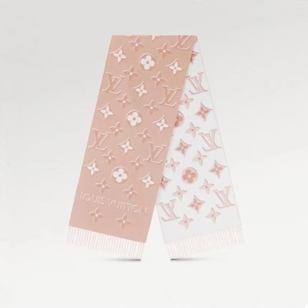 ❤루이비통 여성 핑크 머플러 - Louis vuitton Womens Pink Muffler - acc1838x