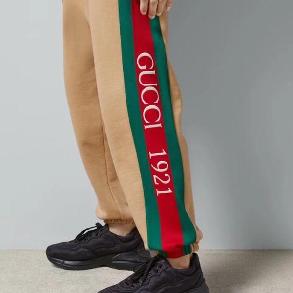 ❤구찌 남성 캐쥬얼 카키 트레이닝 팬츠 - Gucci Mens Khaki Training-pants - guc252x