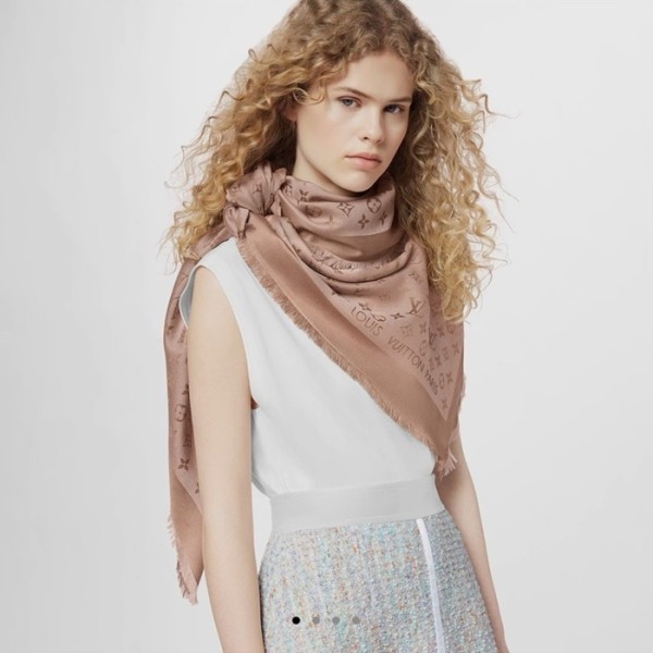 ❤루이비통 여성 베이지 스카프 - Louis vuitton Womens Scarf - acc1844x