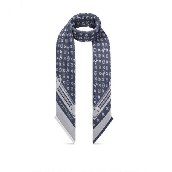 ❤루이비통 여성 블루 스카프 - Louis vuitton Womens Scarf - acc1850x
