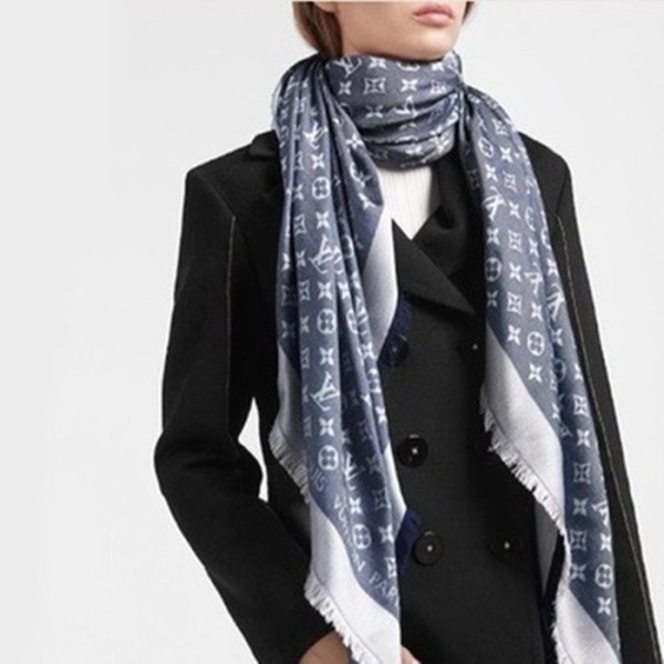 ❤루이비통 여성 블루 스카프 - Louis vuitton Womens Scarf - acc1856x