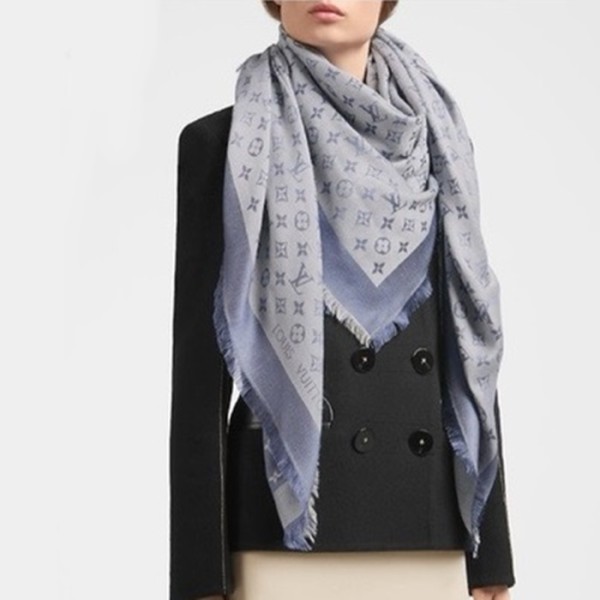 ❤루이비통 여성 블루 스카프 - Louis vuitton Womens Scarf - acc1858x