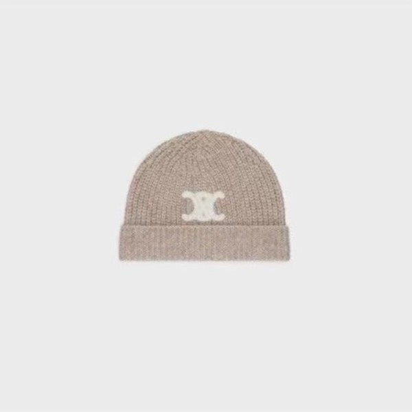 ❤셀리느 남/녀 카멜 비니 - Celine Unisex Beige Beanie - acc1864x