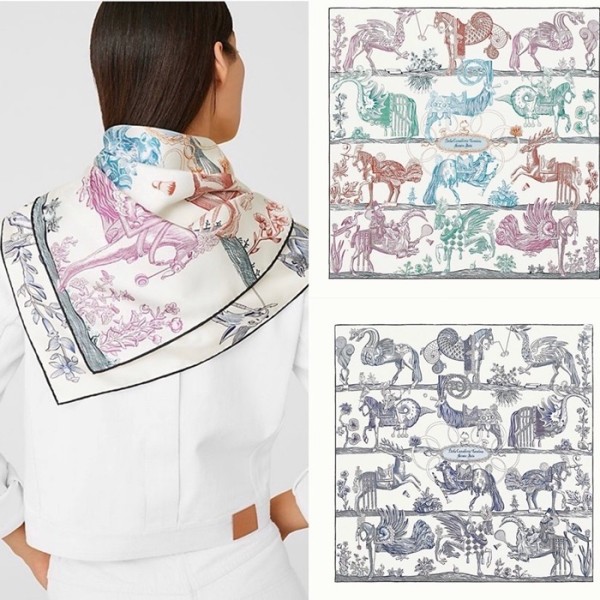 ❤에르메스 여성 네이비 스카프 - Hermes Womens Navy Scarf - acc1869x