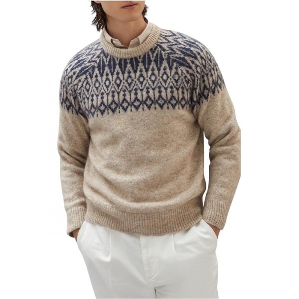 ❤브루넬로쿠치넬리 남성 베이지 니트 - Brunello Cucinelli Mens Beige Knits - brc301x