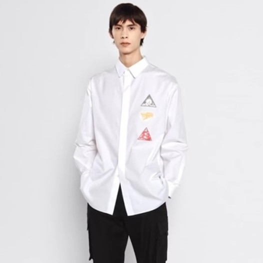 ❤디올 남성 캐쥬얼 화이트 셔츠 - Dior Mens White Shirts - dic286x