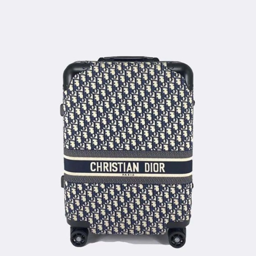 ★디올 x 리모와 컬렉션 오블리크 기내용 캐리어 - Dior x Rimowa Oblique Carrier