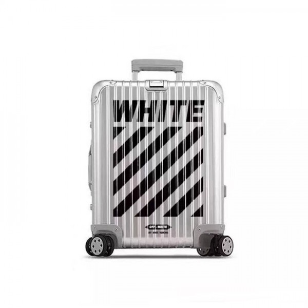 ❤리모와 x 오프화이트 컬렉션 실버 캐리어 -  Rimowa x Off-White Silver Carrier - ric109x
