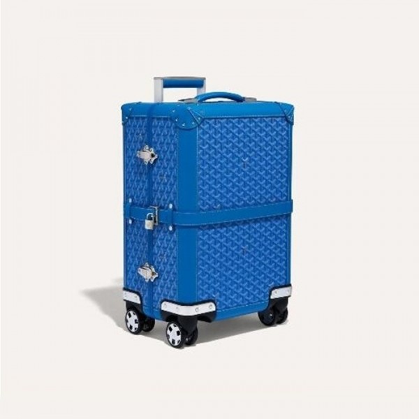 ❤고야드 부흐제 트롤리 블루 캐리어 - Goyard Trolley Blue Carrier - goc126x