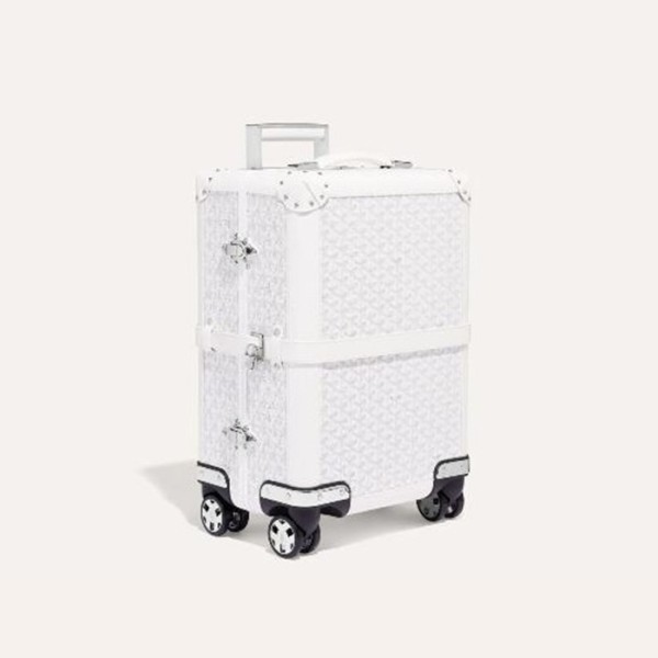 ❤고야드 부흐제 트롤리 화이트 캐리어 - Goyard Trolley White Carrier - goc128x