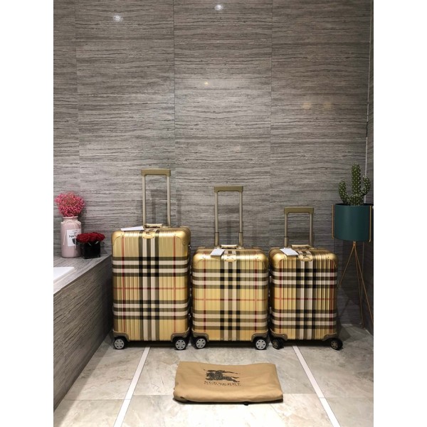 ❤리모와 x 버버리 컬렉션 골드 캐리어 - Rimowa x Burberry Collection Carrier - ric144x