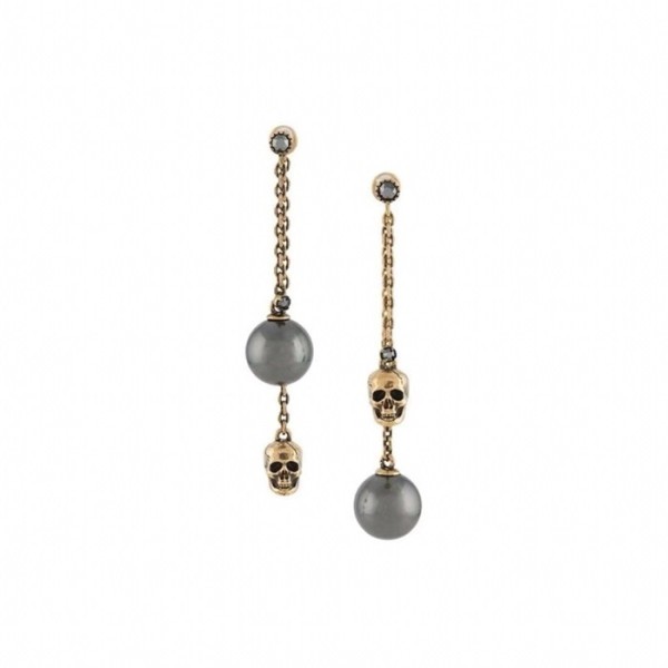 ❤알렉산더 맥퀸 여성 골드 이어링 - Alexander Mcqueen Womens Gold Earring - acc1877x