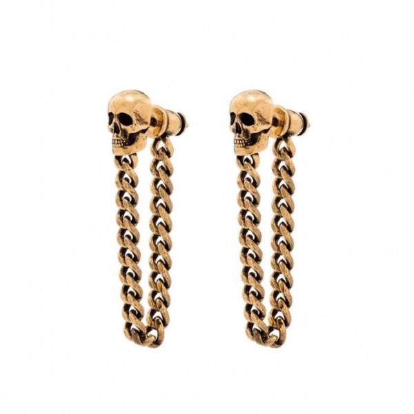 ❤알렉산더 맥퀸 여성 골드 이어링 - Alexander Mcqueen Womens Gold Earring - acc1879x