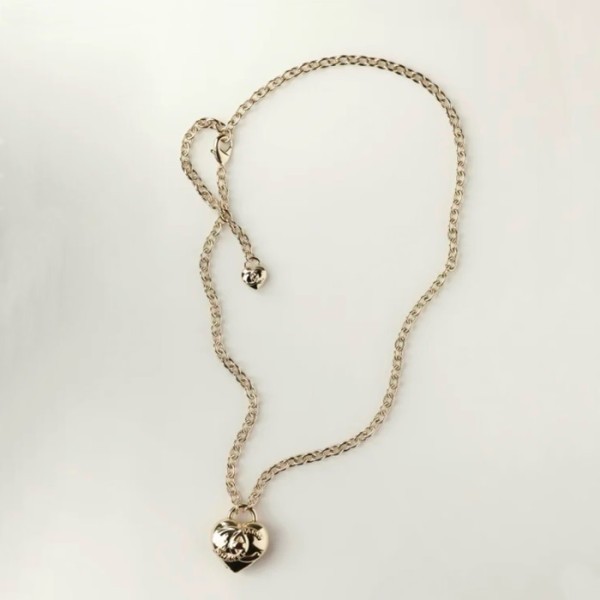 ❤샤넬 여성 하트 목걸이 - Chanel Womens Gold Necklace - acc1910x