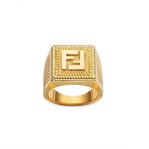 ❤펜디 남성 골드 반지 - Fendi Mens Gold Ring - acc1921x