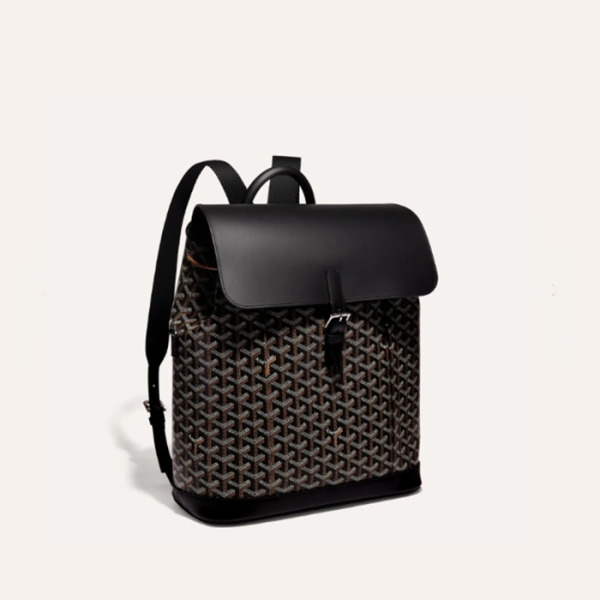❤고야드 남/녀 블랙 알팡 백팩 MM - Goyard Unisex Black Alpin Back Pack - gob1008x