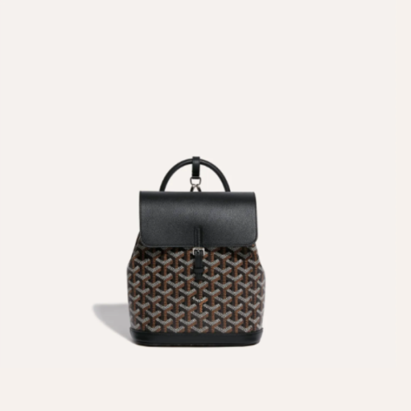 ❤고야드 여성 블랙 알팡 미니 백팩 - Goyard Womens Alpin Mini Back Pack - gob1033x