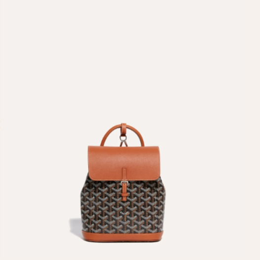 ❤고야드 여성 블랙 탄 알팡 미니 백팩 - Goyard Womens Alpin Mini Back Pack - gob1034x