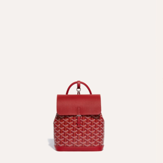 ❤고야드 여성 레드 알팡 미니 백팩 - Goyard Womens Alpin Mini Back Pack - gob1039x