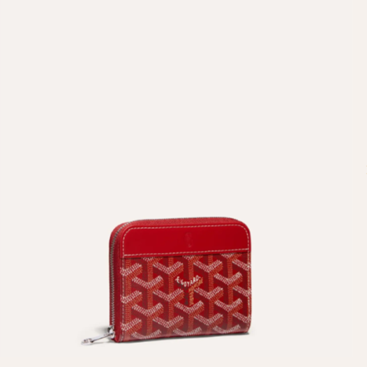 ❤고야드 남/녀 마티뇽 레드 지갑 PM - Goyard Unisex Matignon Wallets - gow41x