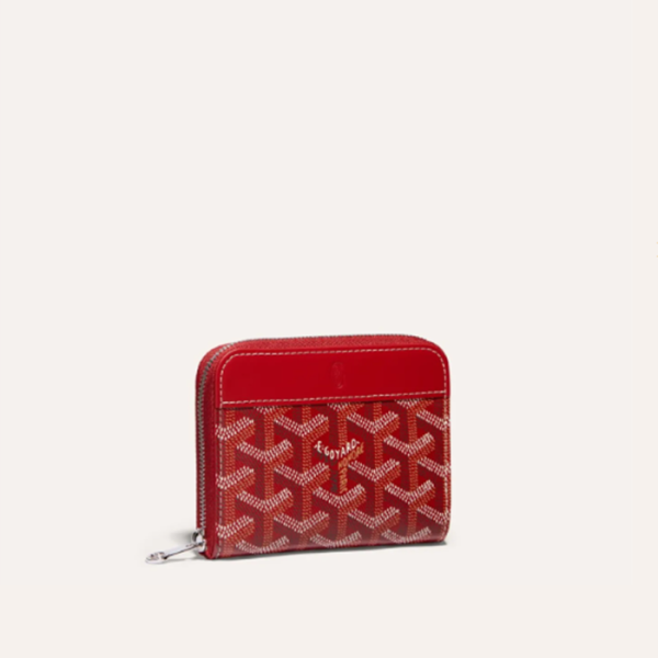 ❤고야드 남/녀 마티뇽 레드 지갑 PM - Goyard Unisex Matignon Wallets - gow41x