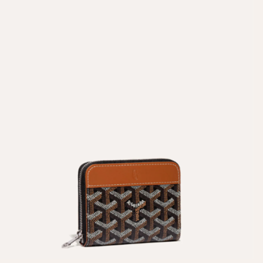 ❤고야드 남/녀 마티뇽 블랙 탄 지갑 PM - Goyard Unisex Matignon Walles - gow45x