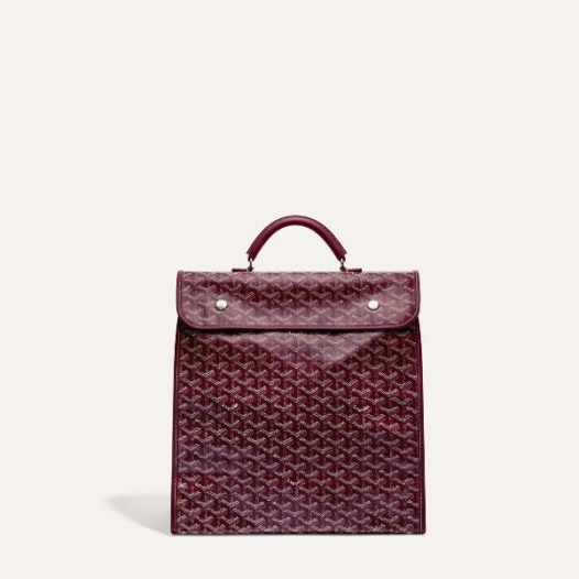❤고야드 남/녀 버건디 생레제르 백팩 - Goyard Unisex Saint Leger Back Pack - gob1075x