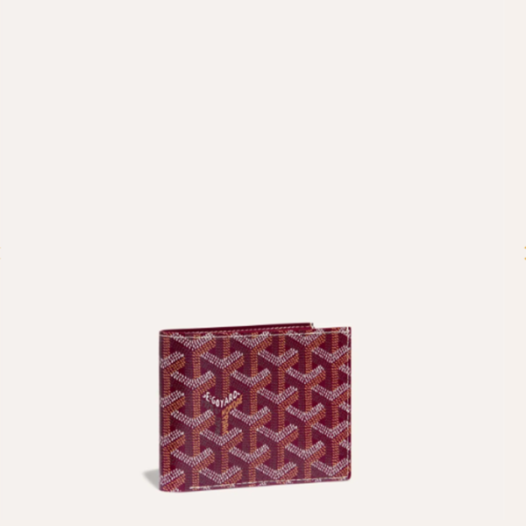 ❤고야드 남/녀 버건디 빅투와르 반지갑 - Goyard Unisex Victoire Wallets - gow57x